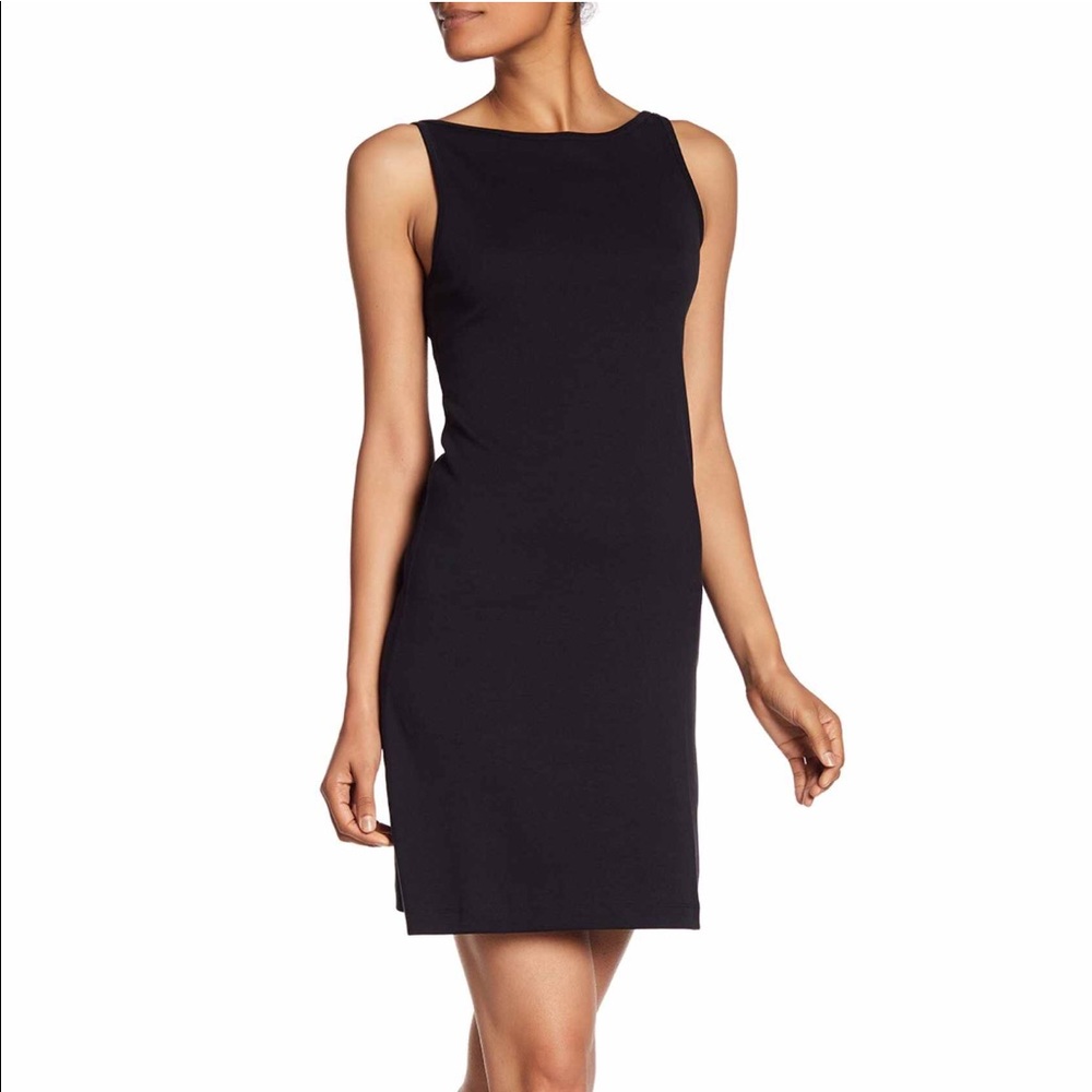 A-Line Black Tank Dress in Small